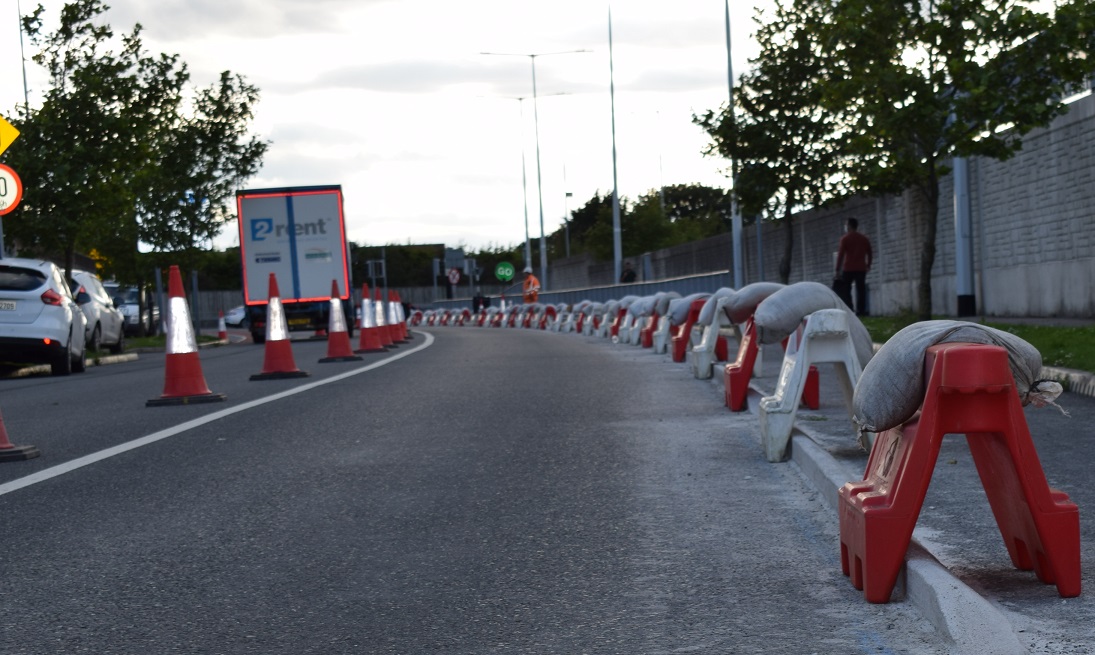 example of cycle lane Dublin - GMC