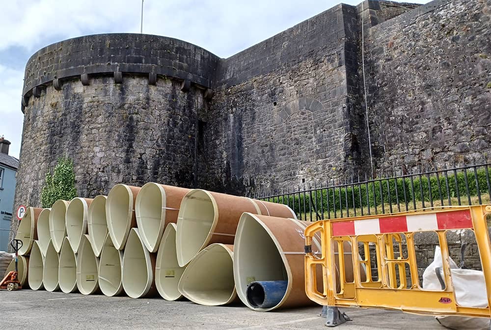 GMC relining of the sewer adjacent to Athlone Castle