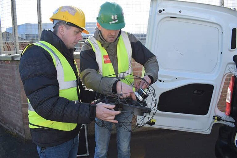 IMAGE - GMC team carries out drone survey
