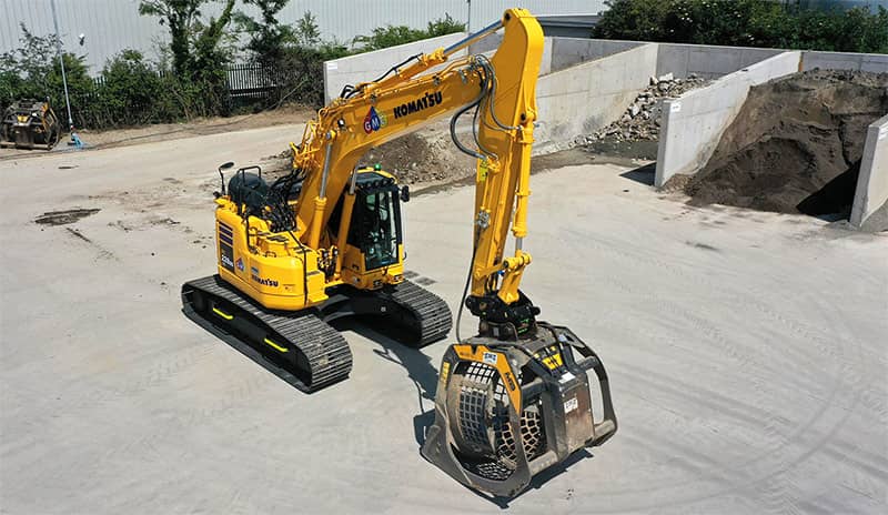 image of New HVO-Compatible Excavator - Sustainability in Action at GMC Utilities Group