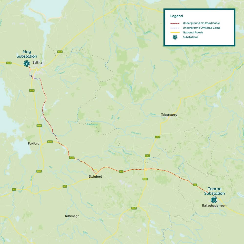 map graphic for GMC North 20 Project